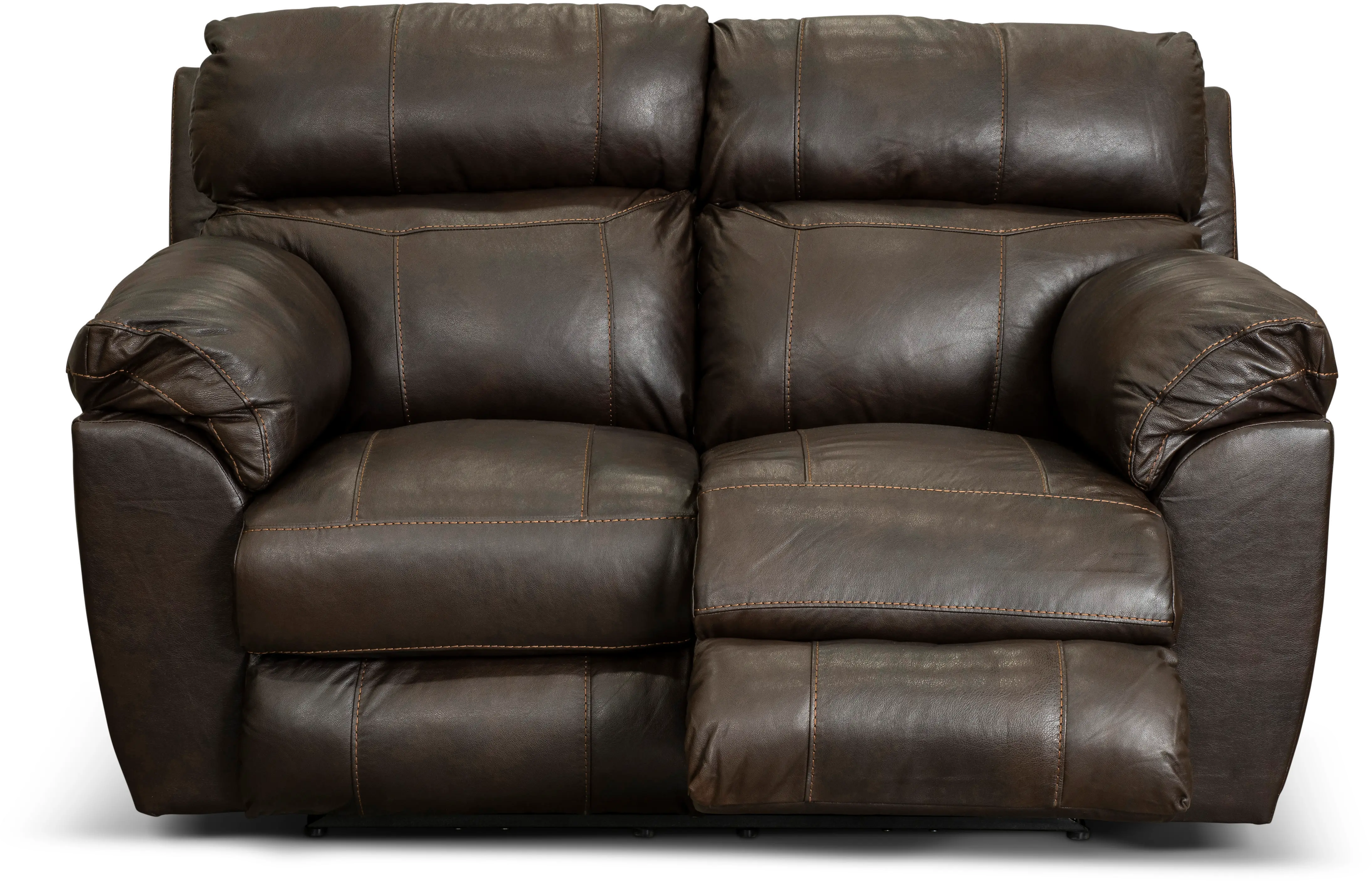 64072 Costa Brown Leather Lay-Flat Power Reclining Loveseat-2