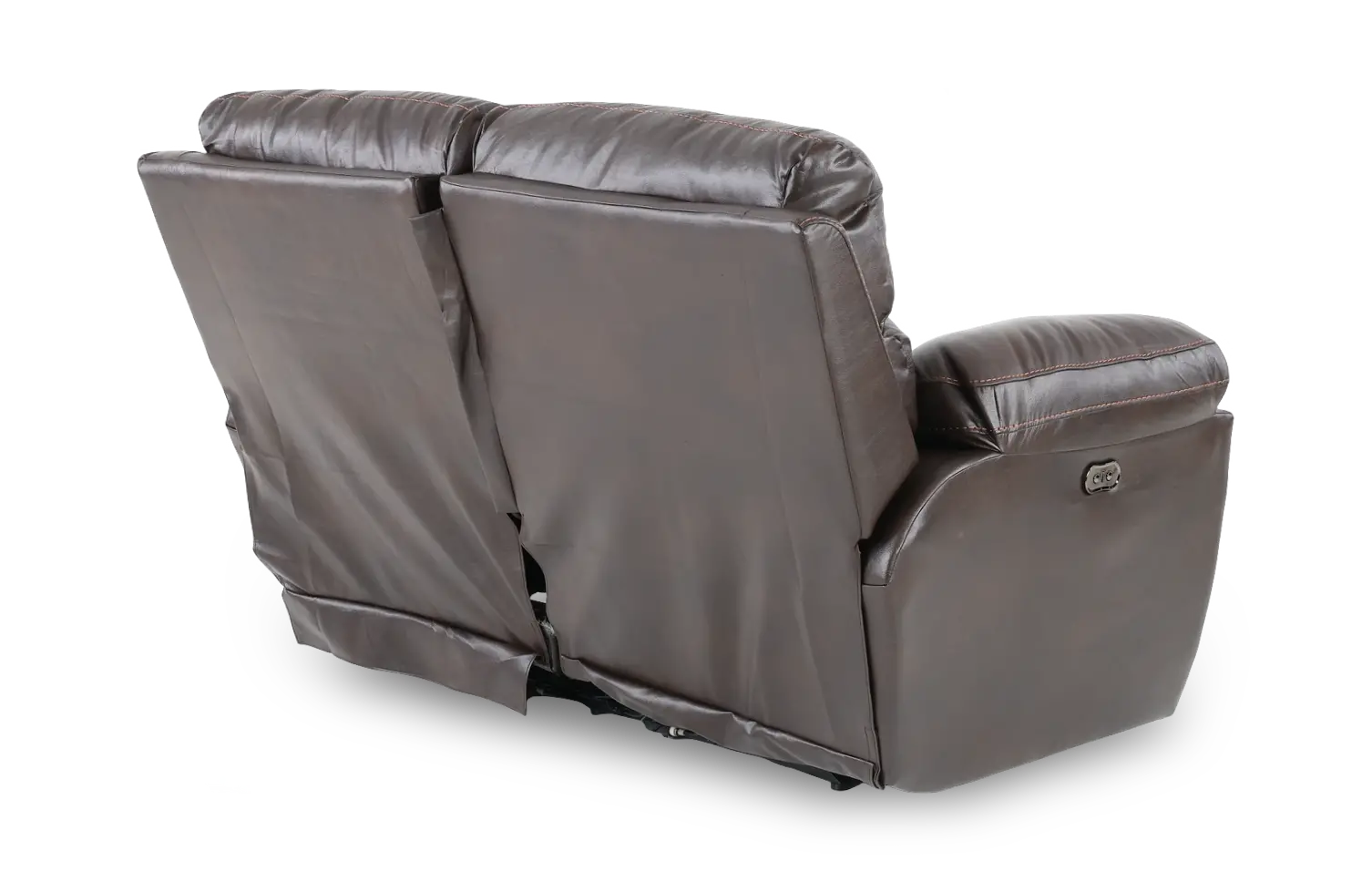 64072 Costa Brown Leather Lay-Flat Power Reclining Loveseat-6