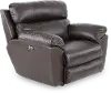 64070-7/1273-89 Costa Brown Leather Lay-Flat Power Recliner