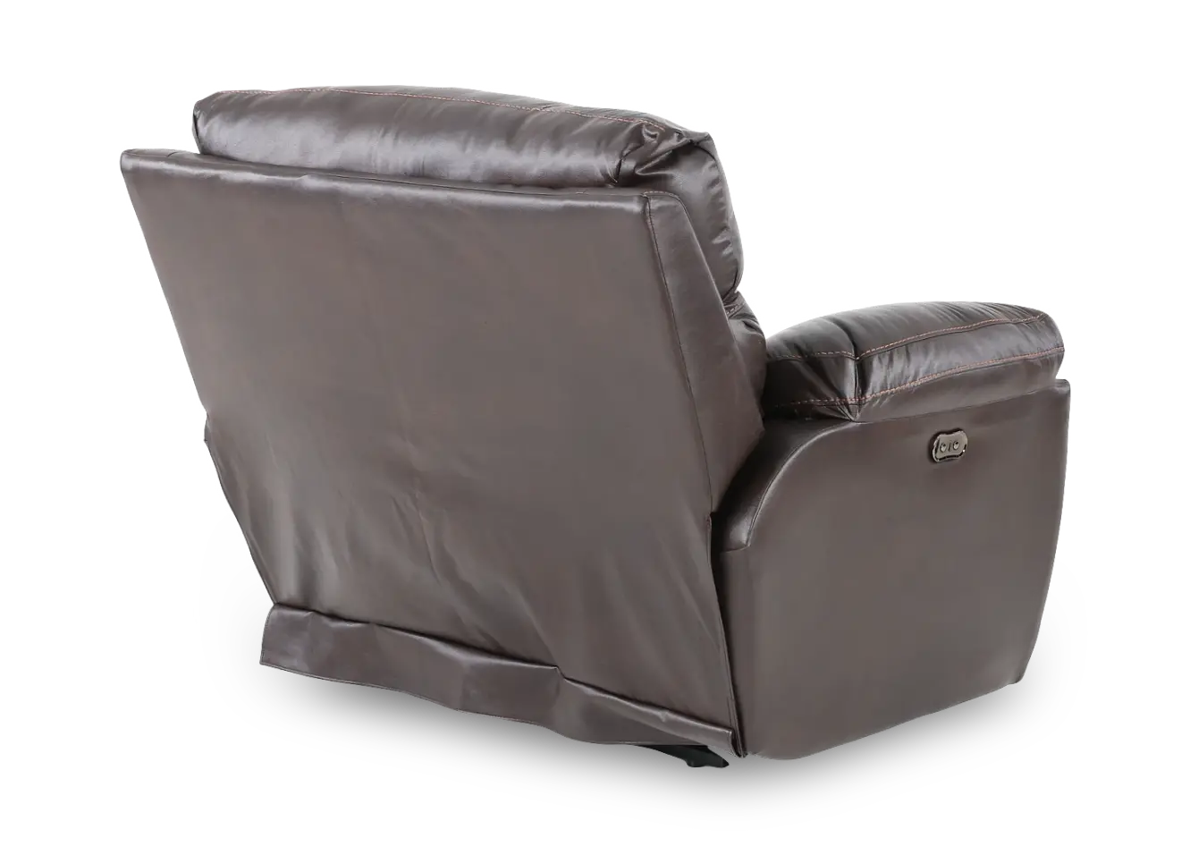 64070-7/1273-89 Costa Brown Leather Lay-Flat Power Recliner-7
