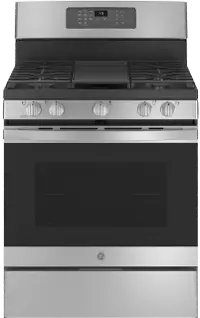 JGB735SPSS GE 5 cu ft Gas Range - Stainless Steel
