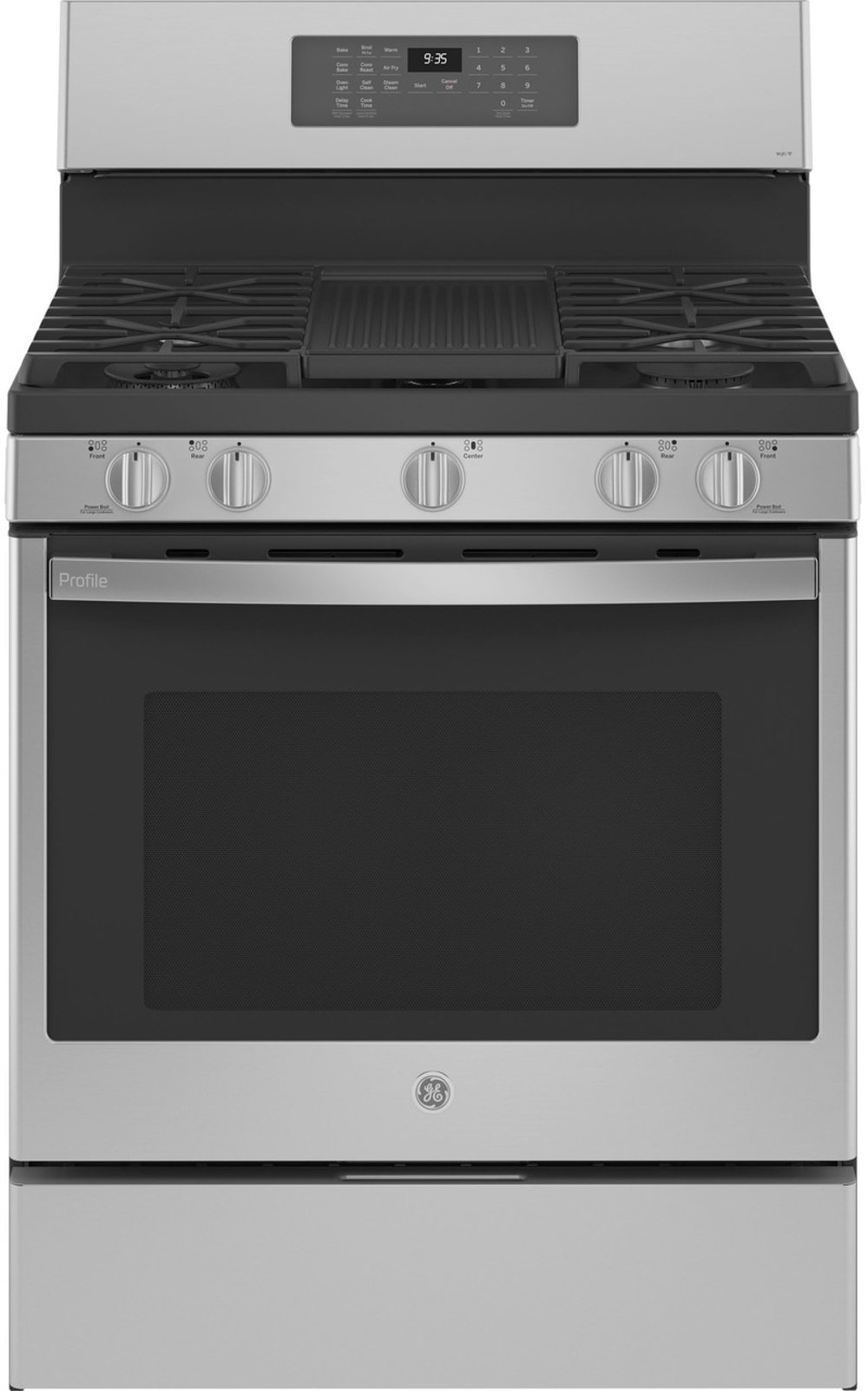 GE Profile 5.3 cu ft Gas Range - Stainless Steel