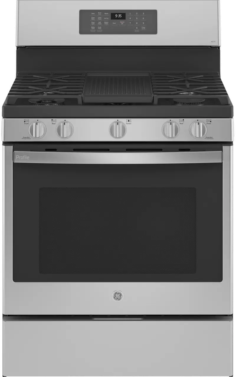 GE Profile 5.3 cu ft Gas Range - Stainless Steel
