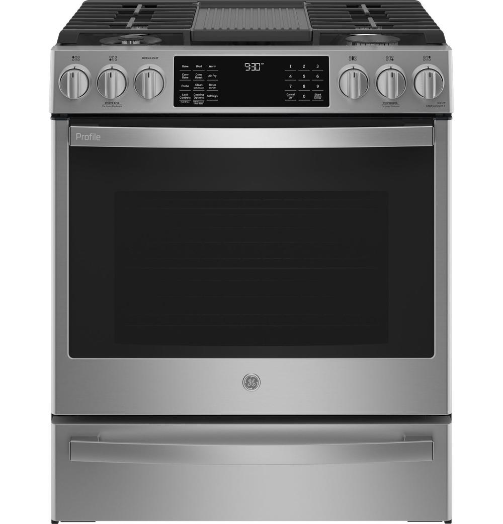 GE Profile 5.6 cu ft Gas Range - Stainless Steel