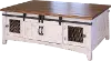 Pueblo Rustic White Coffee Table