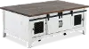 Pueblo Rustic White Coffee Table