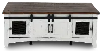 Pueblo Rustic White Coffee Table