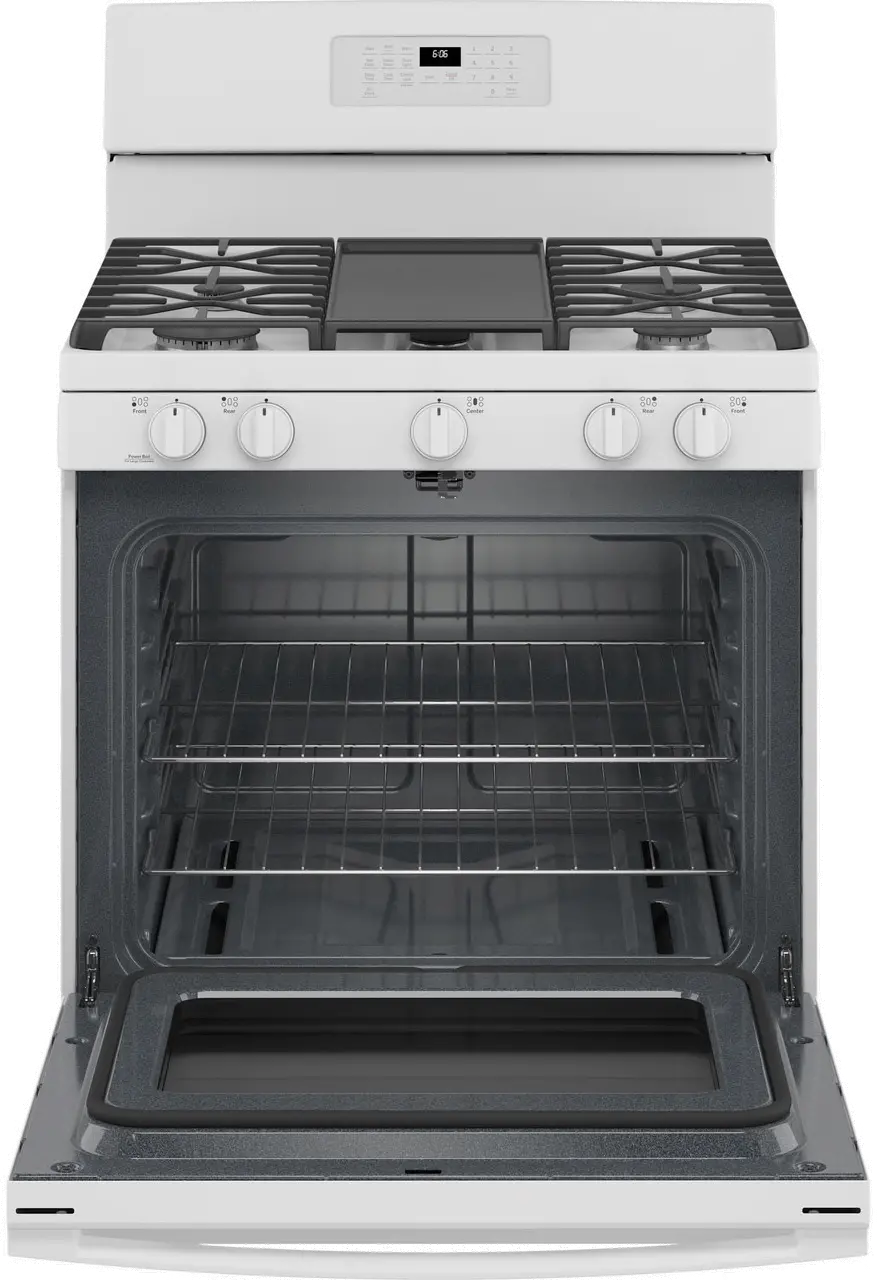 JGB660DPWW GE 5 cu ft Gas Range - White-4