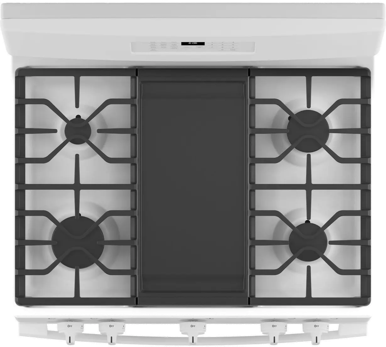 JGB660DPWW GE 5 cu ft Gas Range - White-6