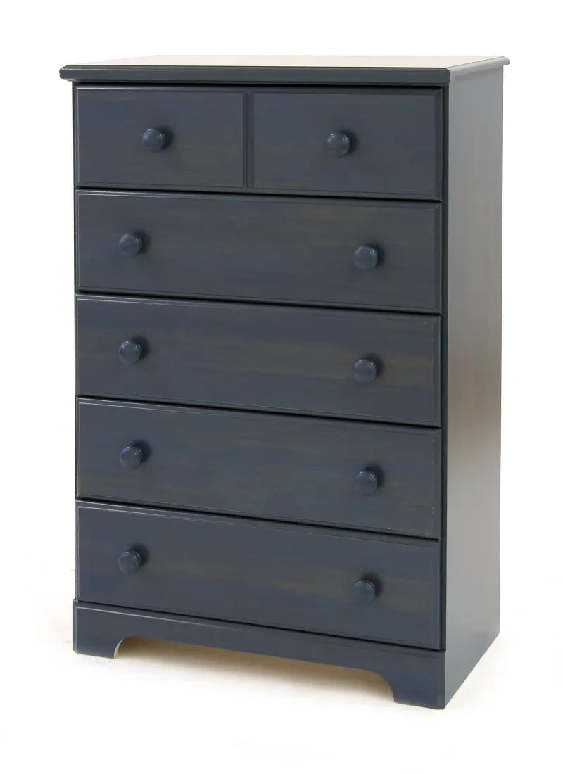 Summer Breeze Blueberry 5-Drawer Chest - South Shore