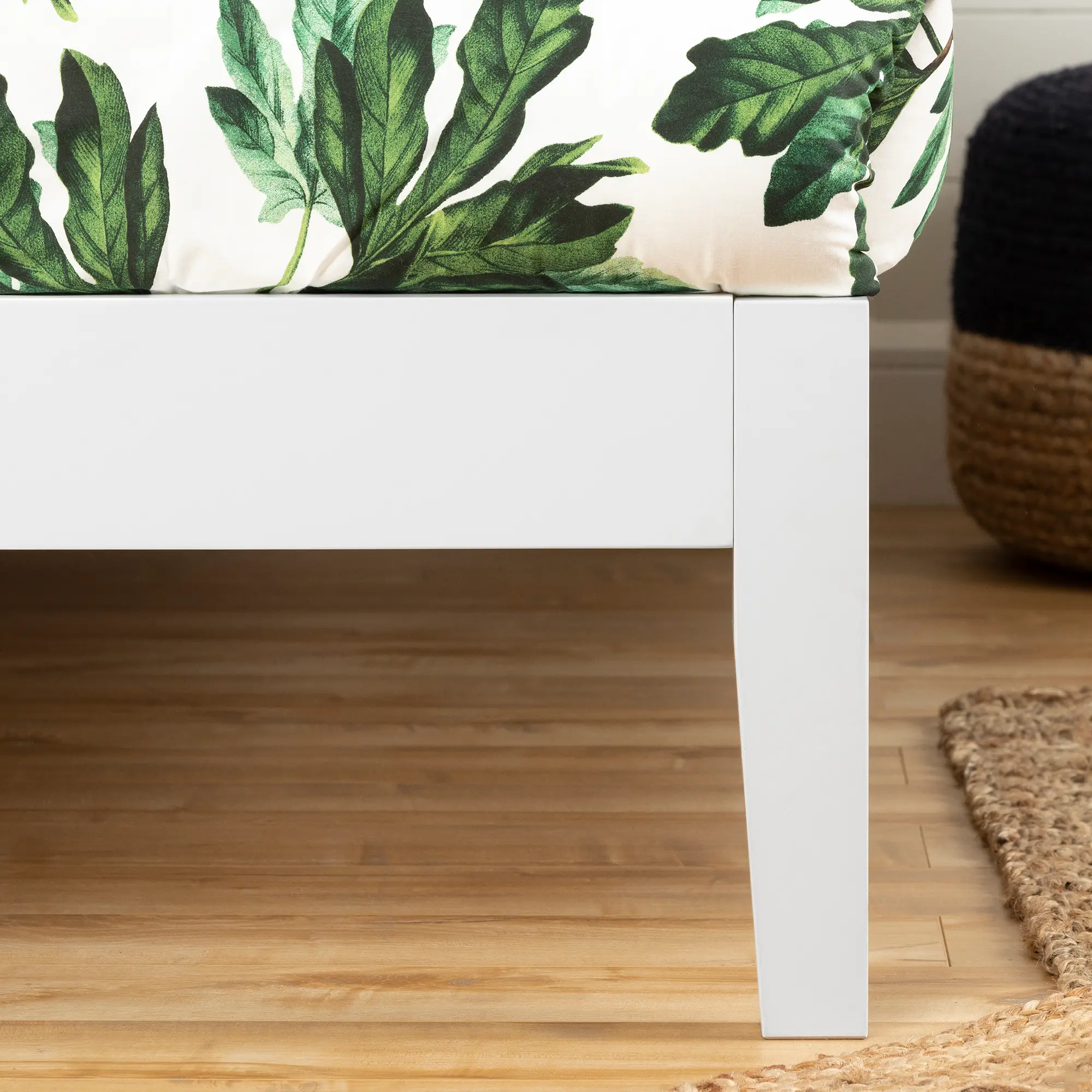 12476 Vito King White Platform Bed- South Shore-3