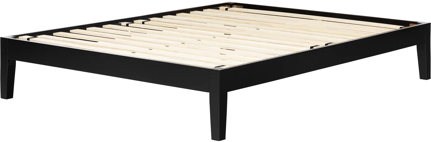 12482 Vito Full Black Platform Bed - South Shore-1