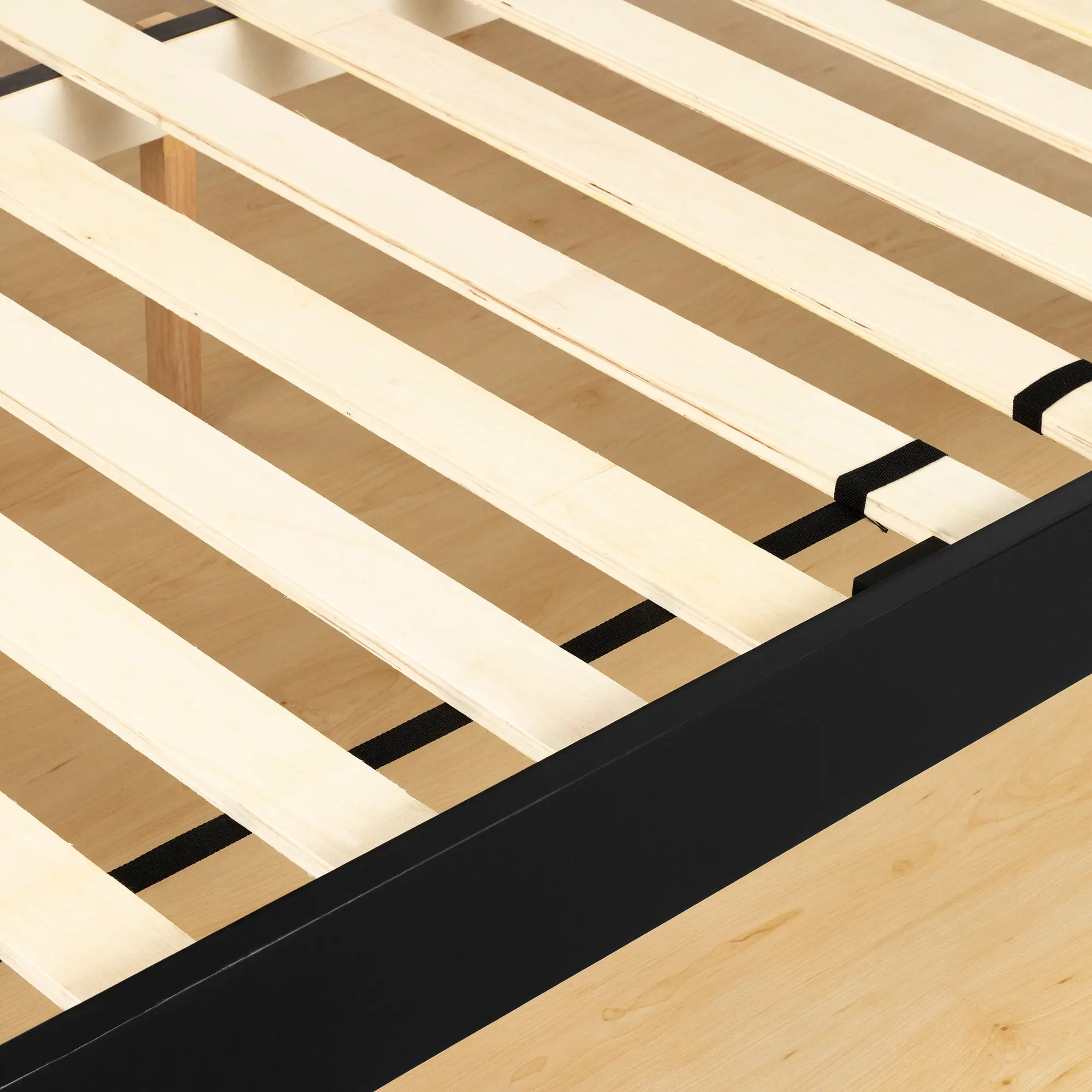 12483 Vito Queen Black Platform Bed - South Shore-4