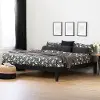 12484 King Black Platform Bed- Vito