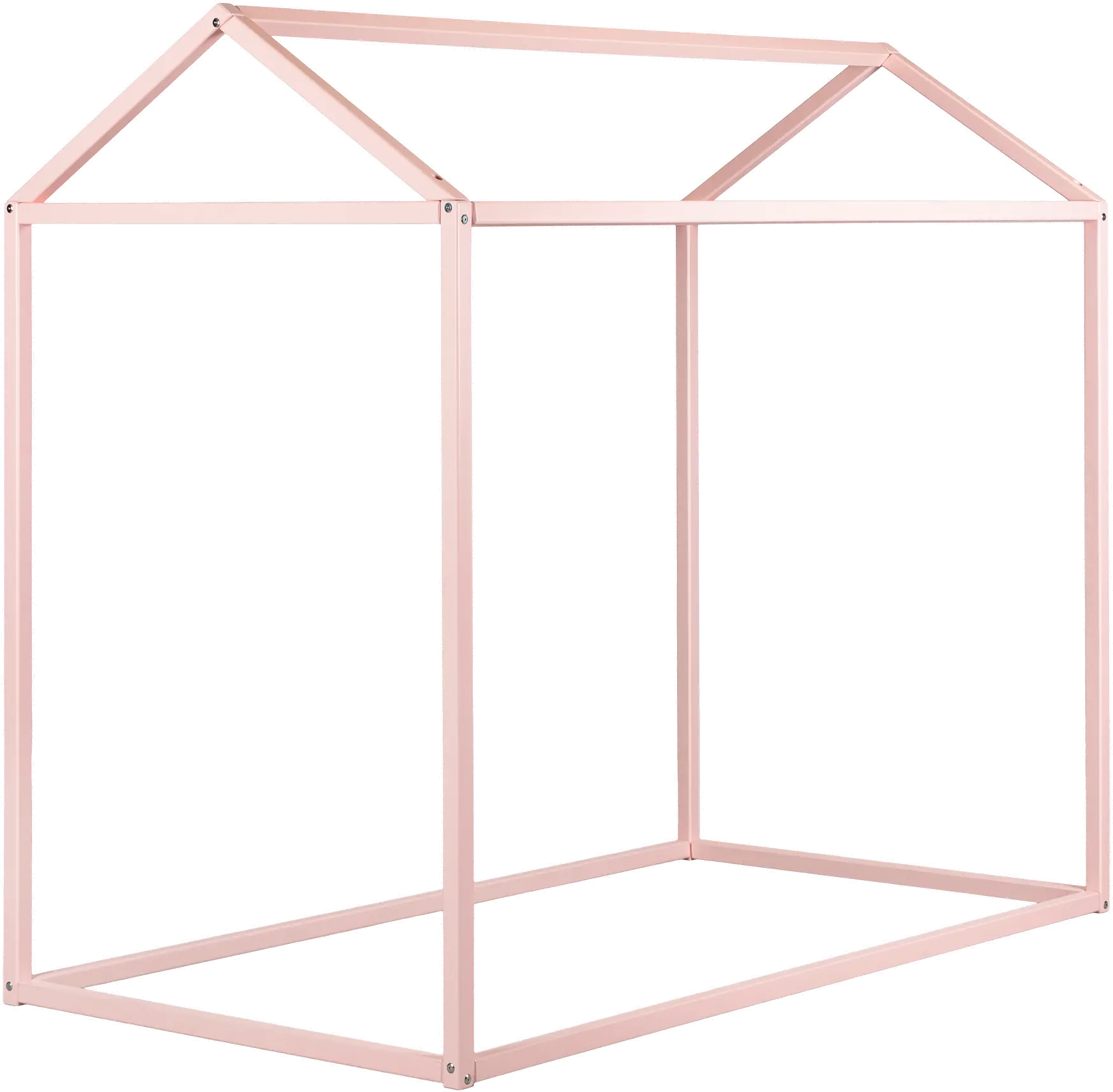 12517 Sweedi Twin Pink Wooden House Bed - South Shore-1