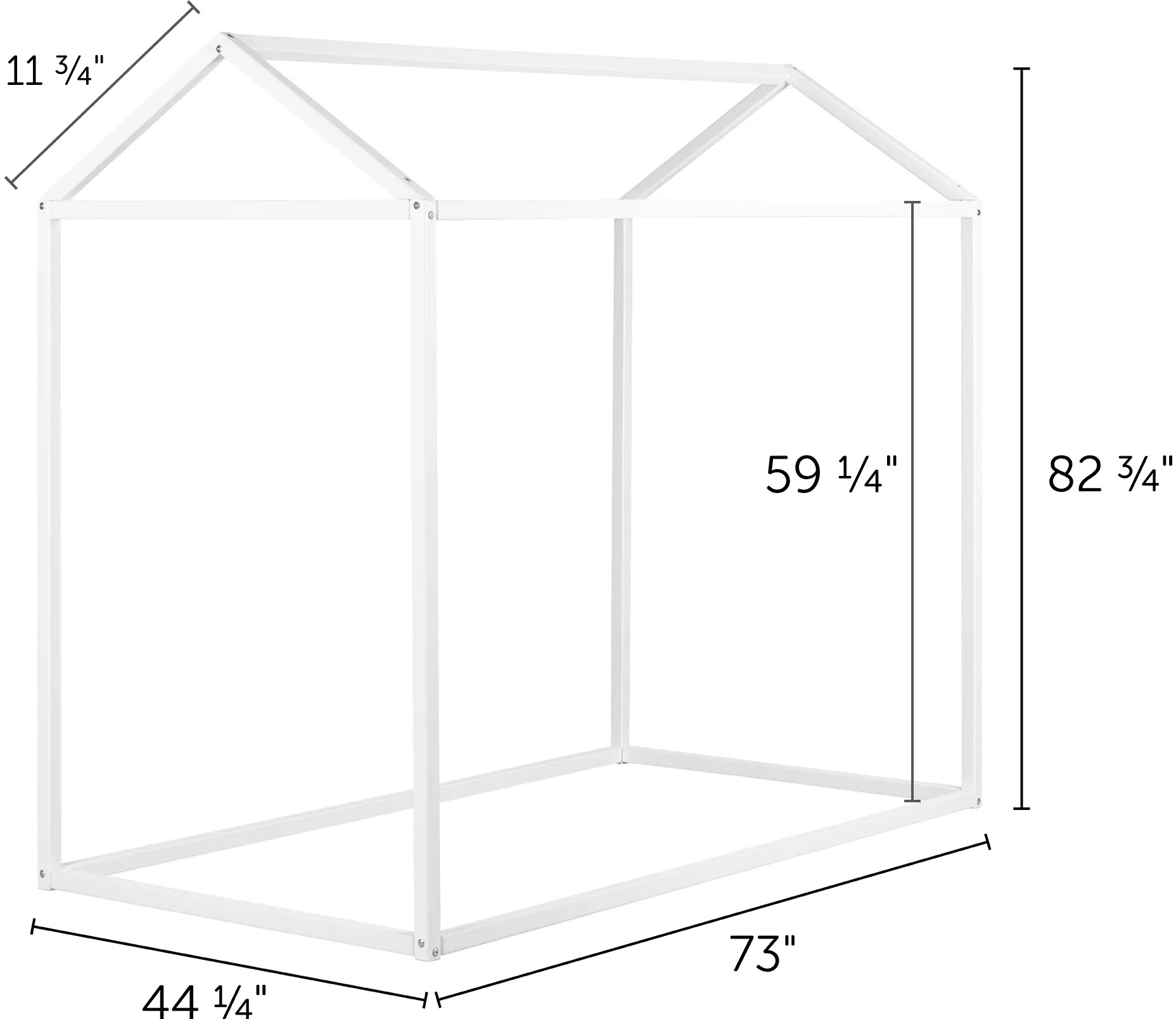 12517 Sweedi Twin Pink Wooden House Bed - South Shore-6