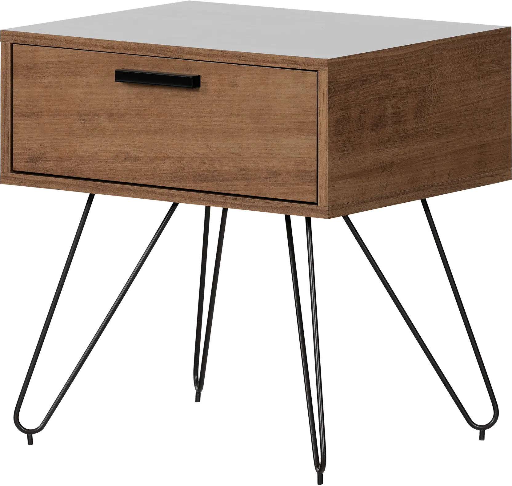 12666 Slendel Medium Brown Wood Nightstand - South Shore-1