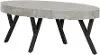 12668 City Life Concrete and Black Coffee Table