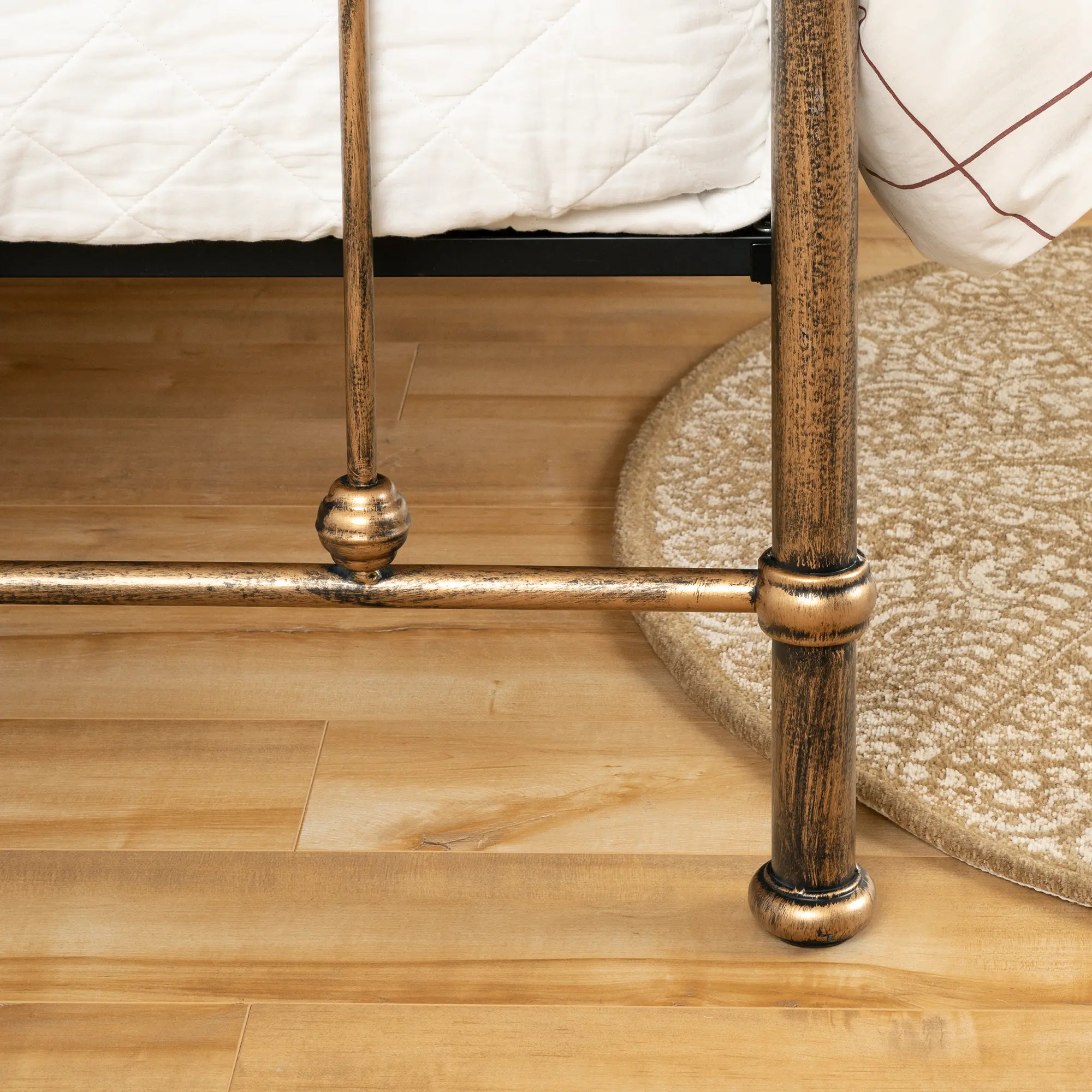 13068 Prairie Bronze Queen Metal Platform Bed - South Shore-4
