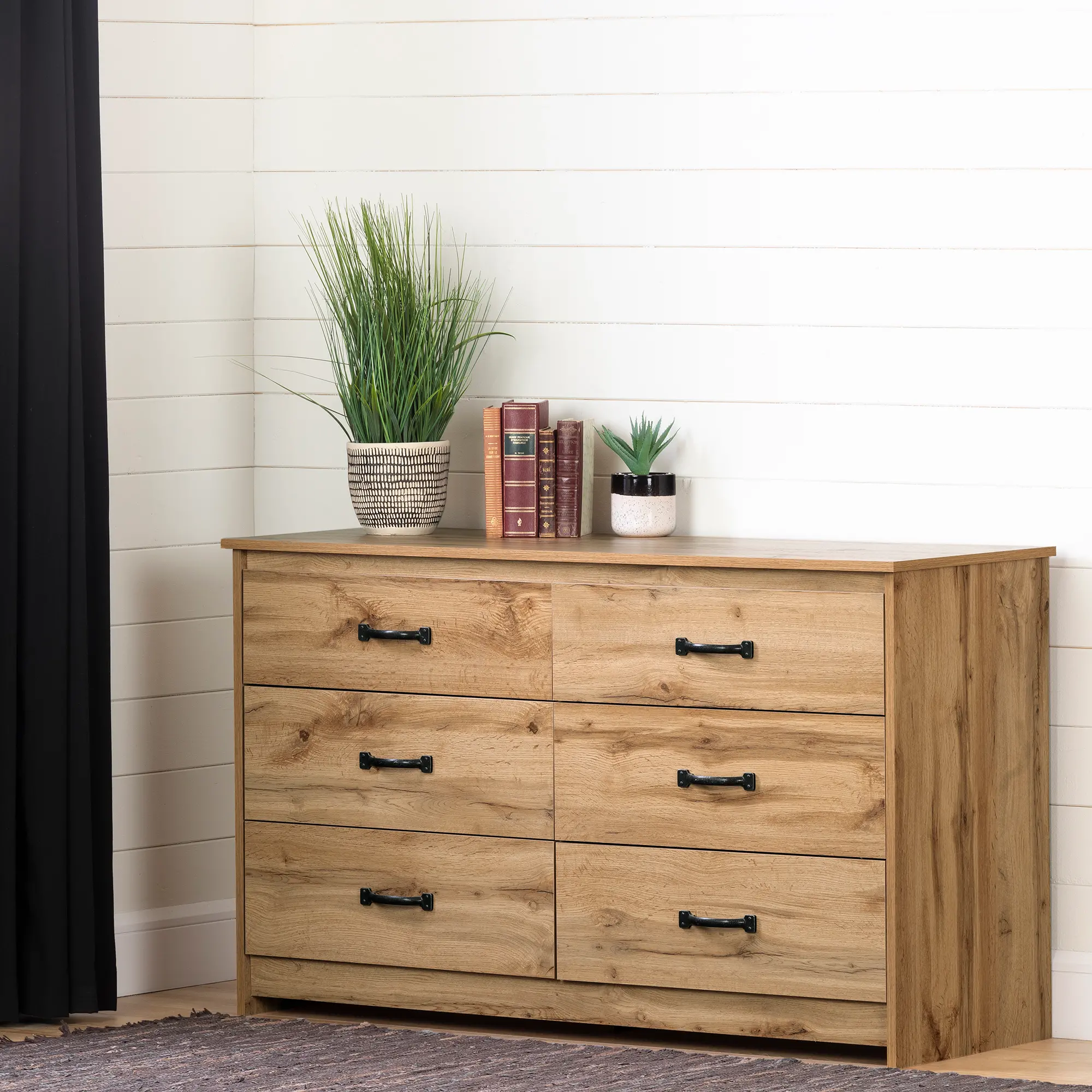 13122 Tassio Oak Dresser - South Shore-2