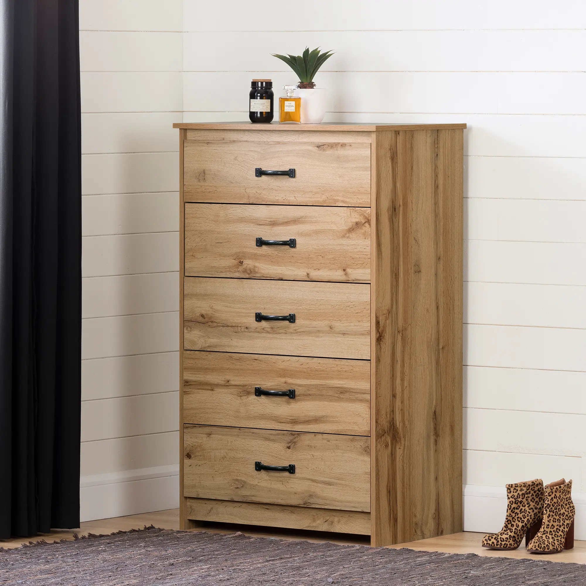 13123 Tassio Oak Chest of Drawers - South Shore-2