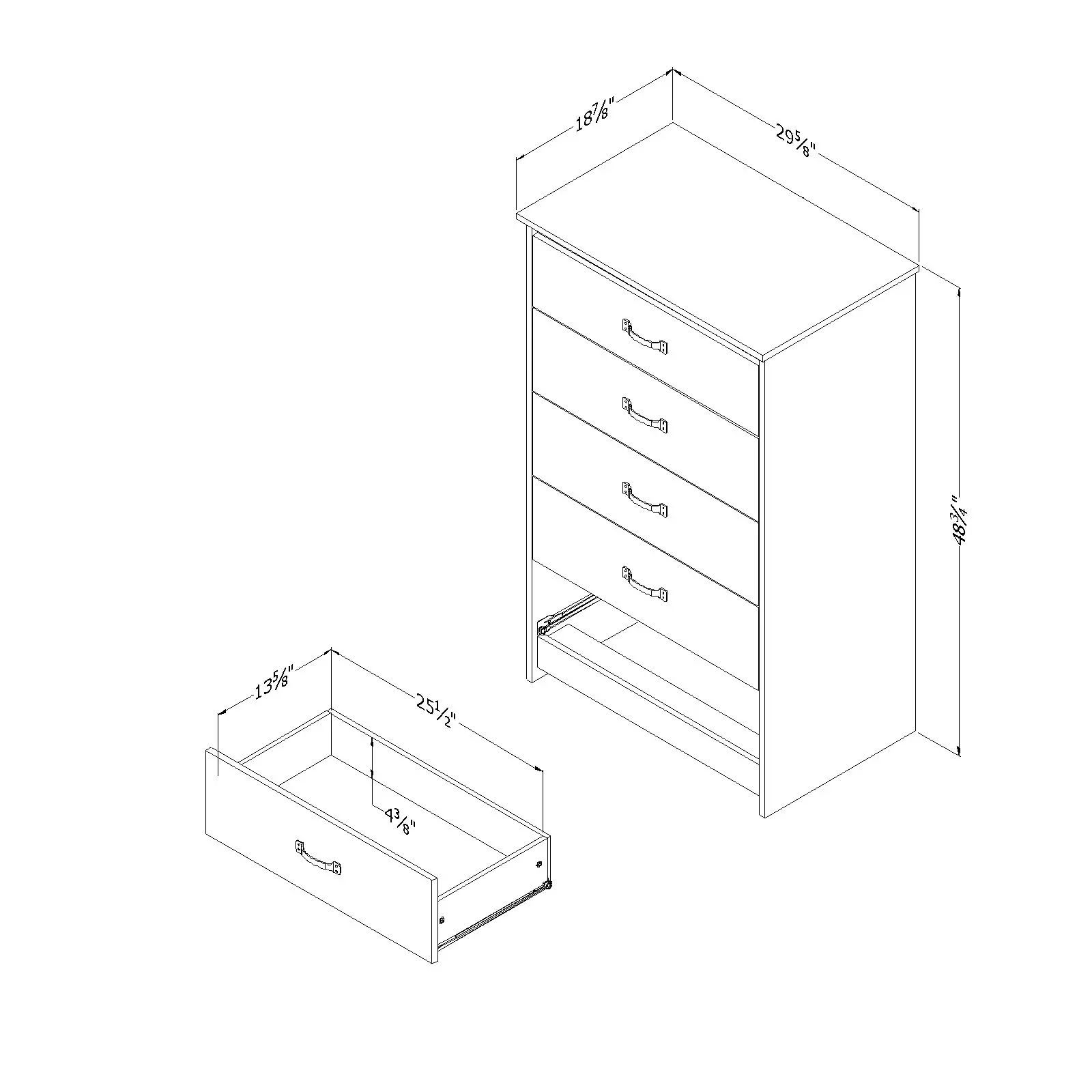 13123 Tassio Oak Chest of Drawers - South Shore-8