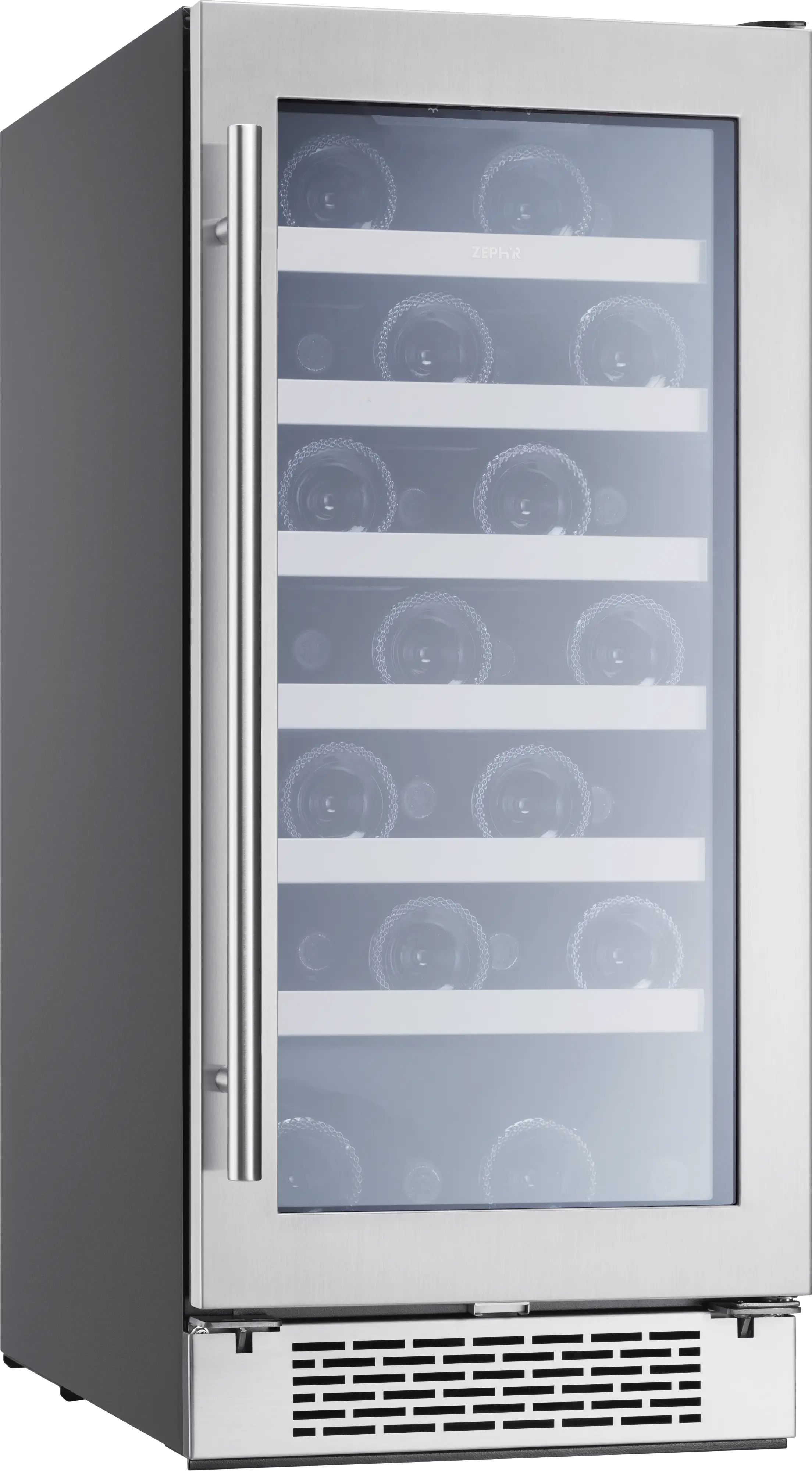 PRW15C01BG Zephyr Presrv Wine Cooler - Stainless Steel, 27 Bottles-3