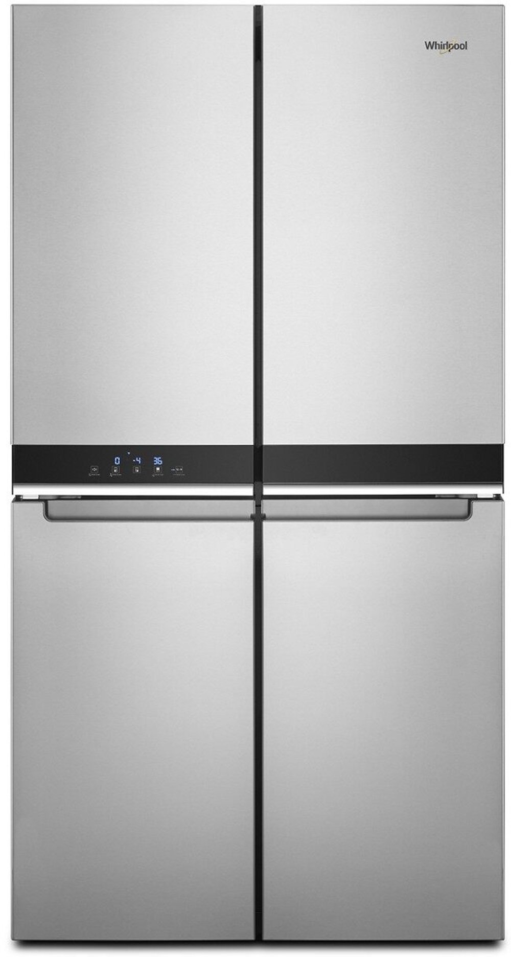 Whirlpool 19 cu ft French Door Refrigerator - Counter Depth Stainless Steel