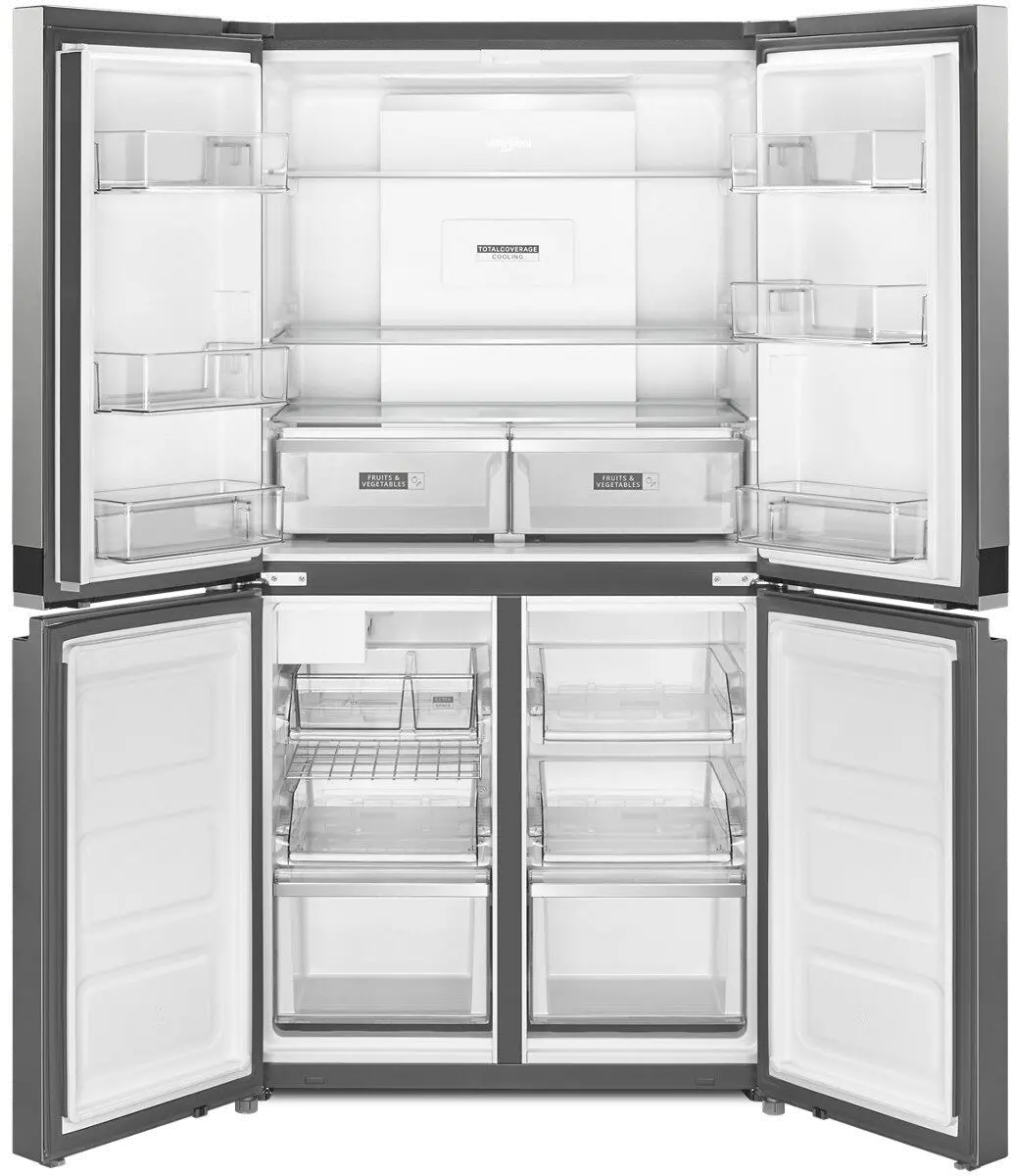 WRQA59CNKZ Whirlpool 19 cu ft French Door Refrigerator - Counter Depth Stainless Steel-3