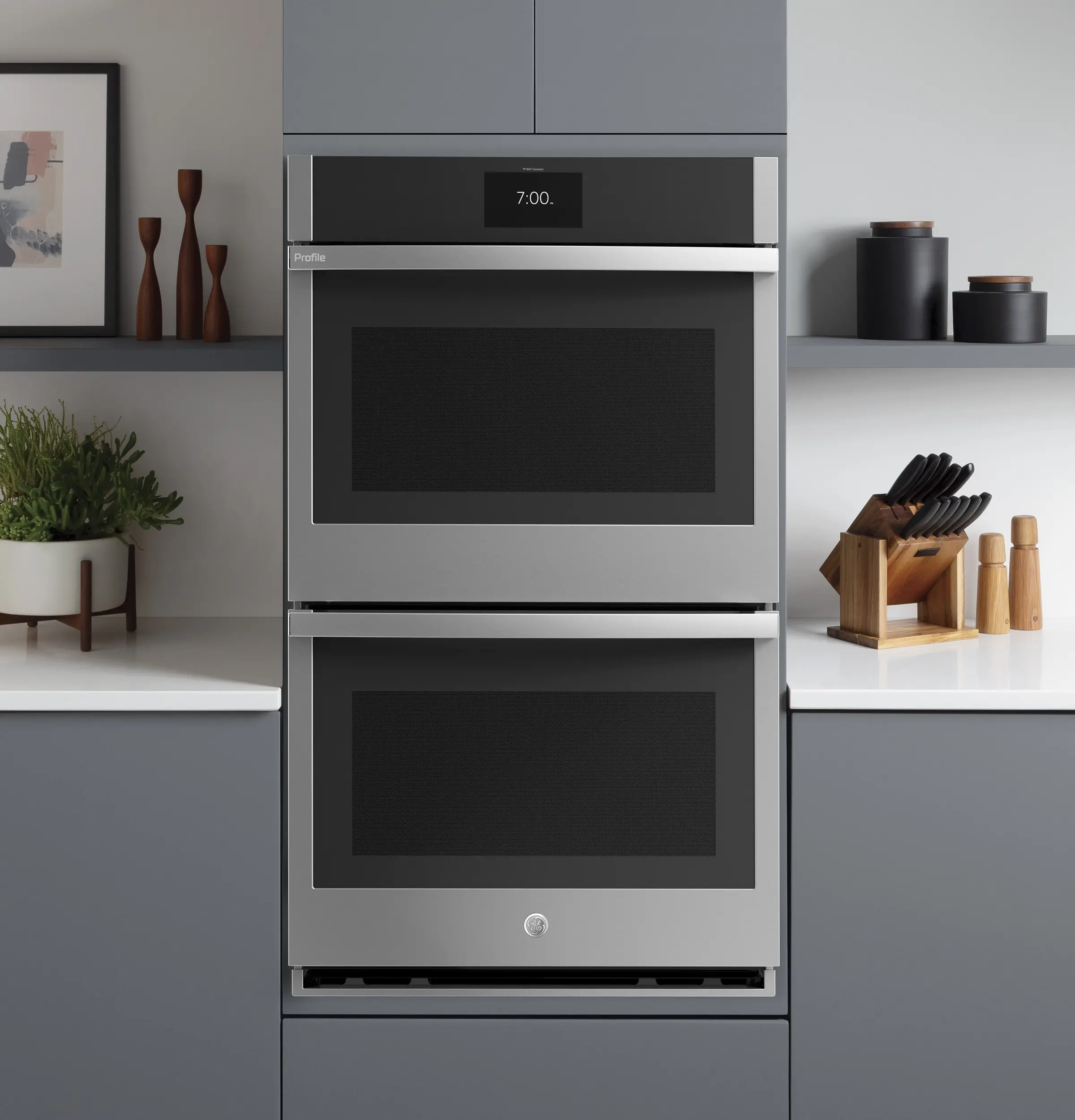 PTD9000SNSS GE Profile 10 cu ft Double Wall Oven - Stainless Steel 30 Inch-10