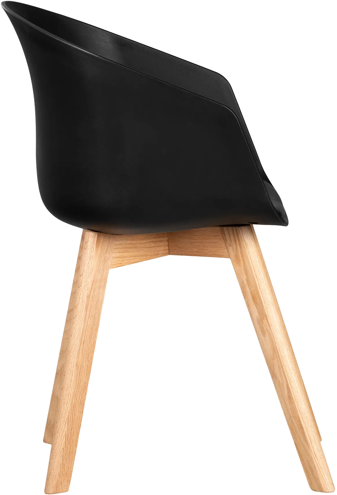 100410 Flam Black and Natural Dining Room Chair - South Shore-3
