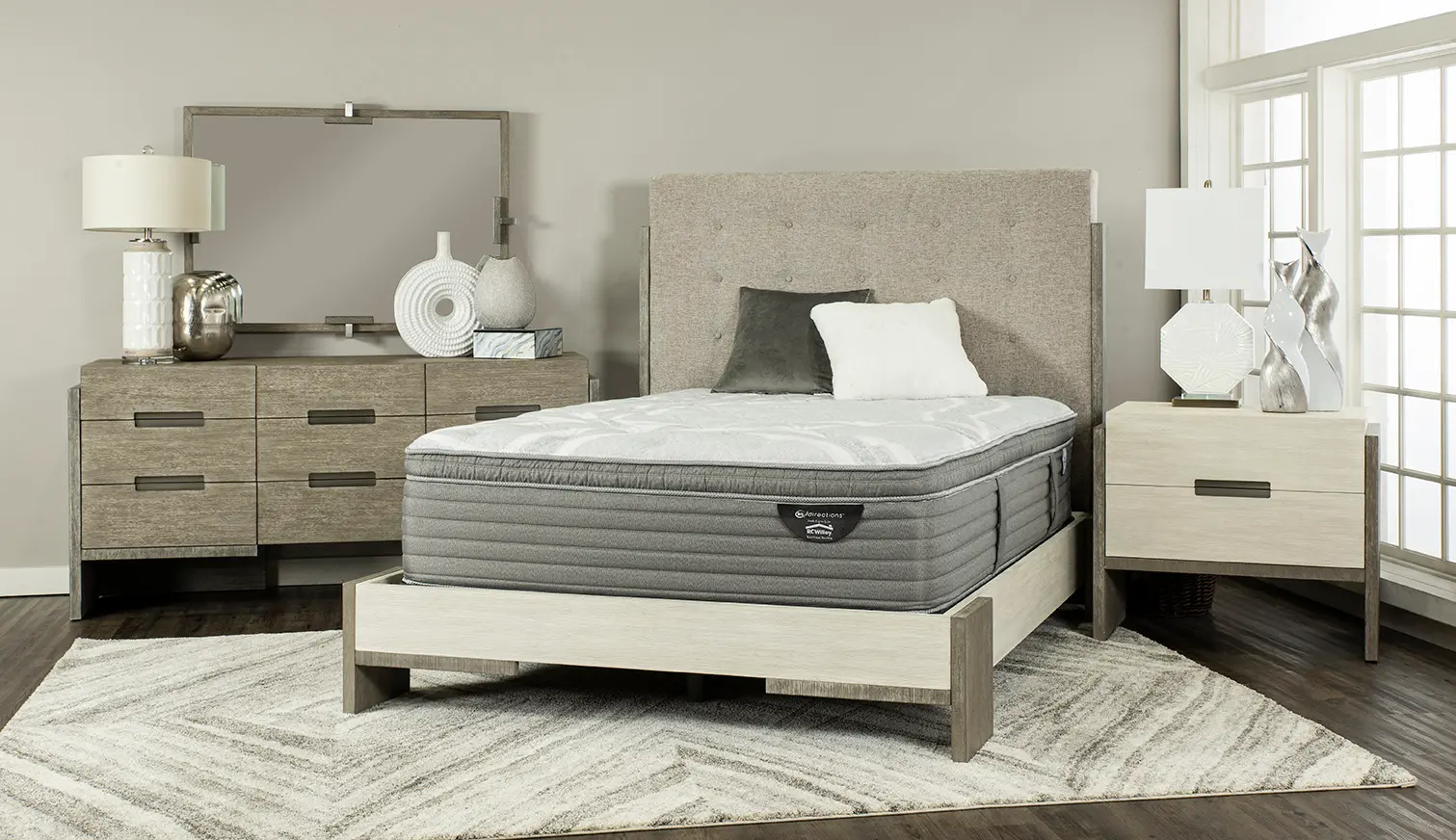 831223-3010 Serta Roslyn Hybrid Euro Top Plush Twin Mattress-4