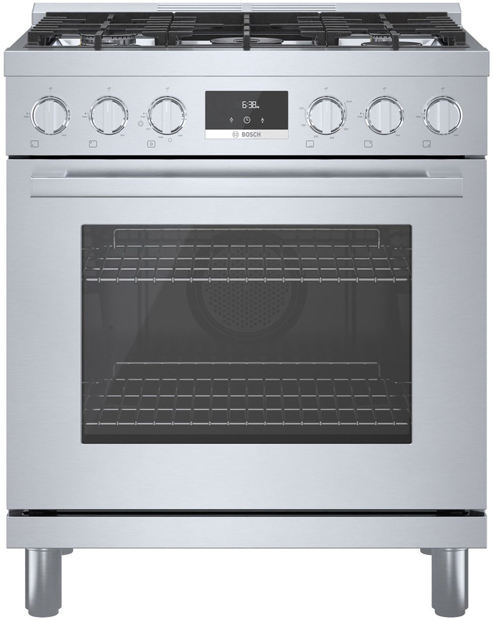 Bosch 800 Series 3.7 cu ft Gas Range - Stainless Steel 30 Inch