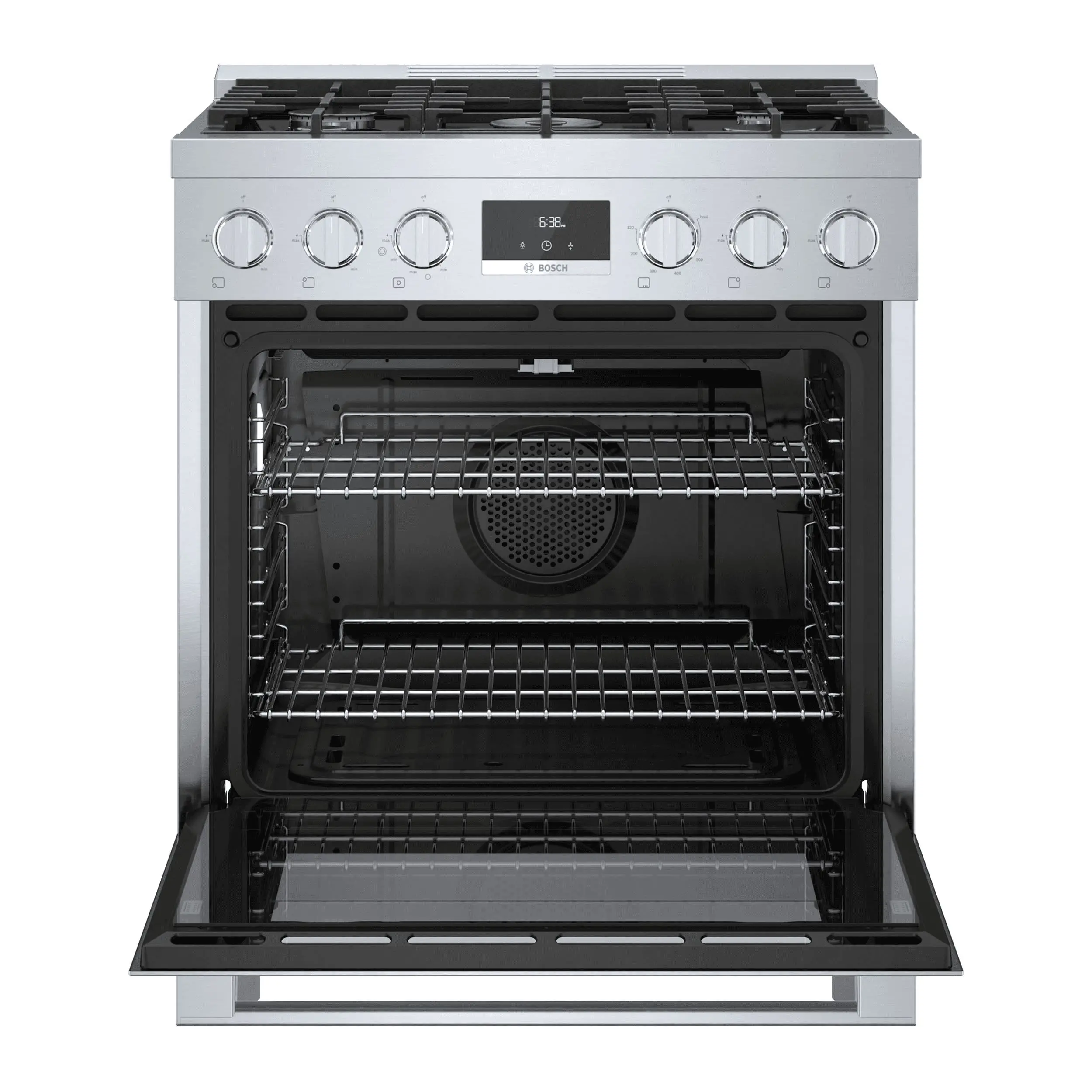 HGS8055UC Bosch 800 Series 3.7 cu ft Gas Range - Stainless Steel 30 Inch-7