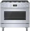 HGS8655UC Bosch 800 Series 3.4 cu ft Gas Range - Stainless Steel 36 Inch