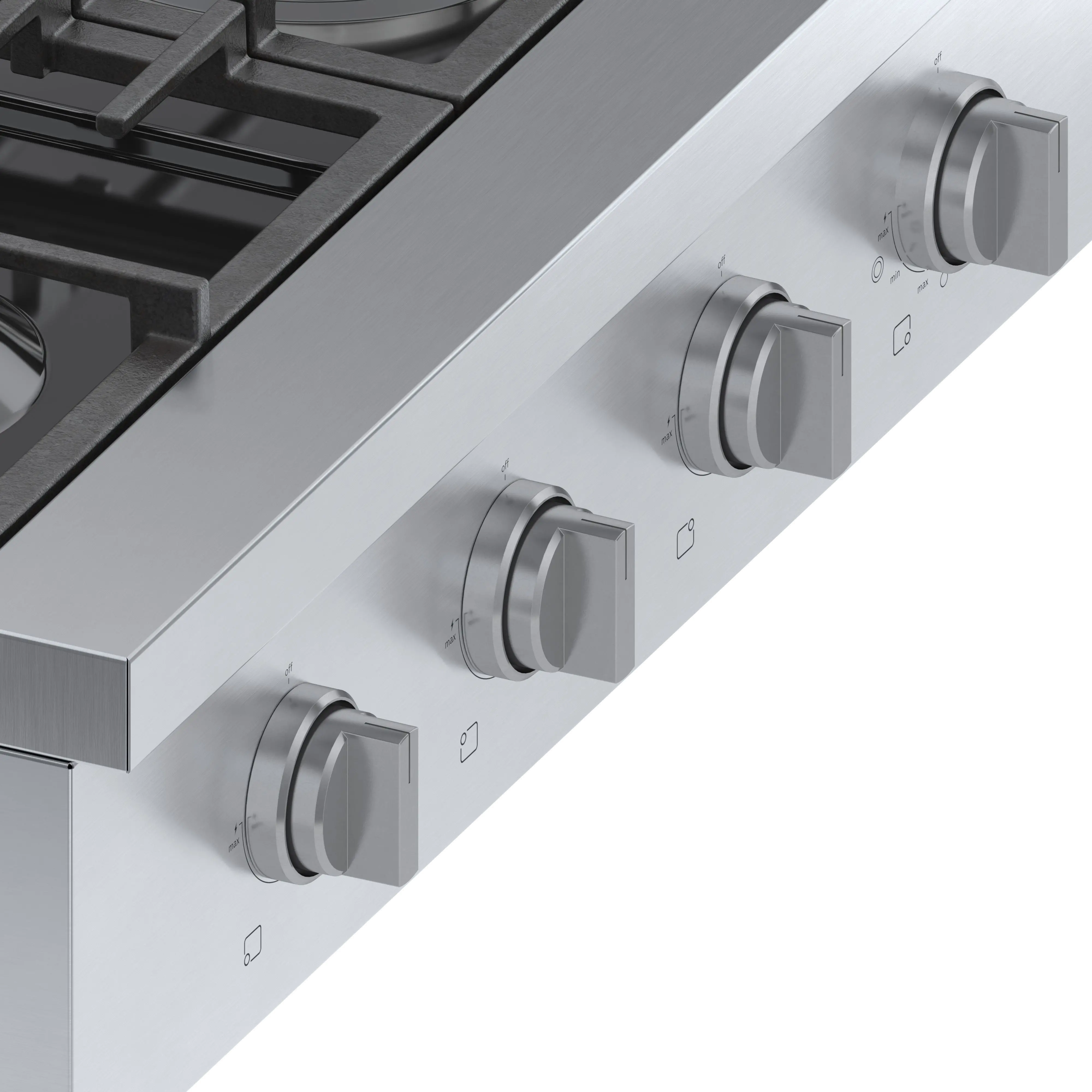 RGM8058UC Bosch 800 Series 30 Inch Gas Rangetop - Stainless Steel-6