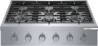 RGM8658UC Bosch 800 Series 36 Inch Gas Rangetop - Stainless Steel