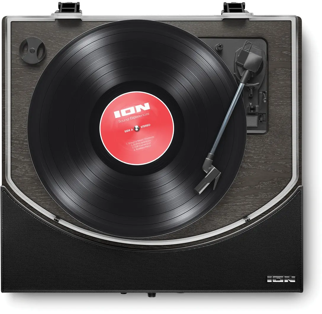 IT94BK/TT-W/SPEAKER Premier LP Wireless Turntable with Built-In Soundbar-4
