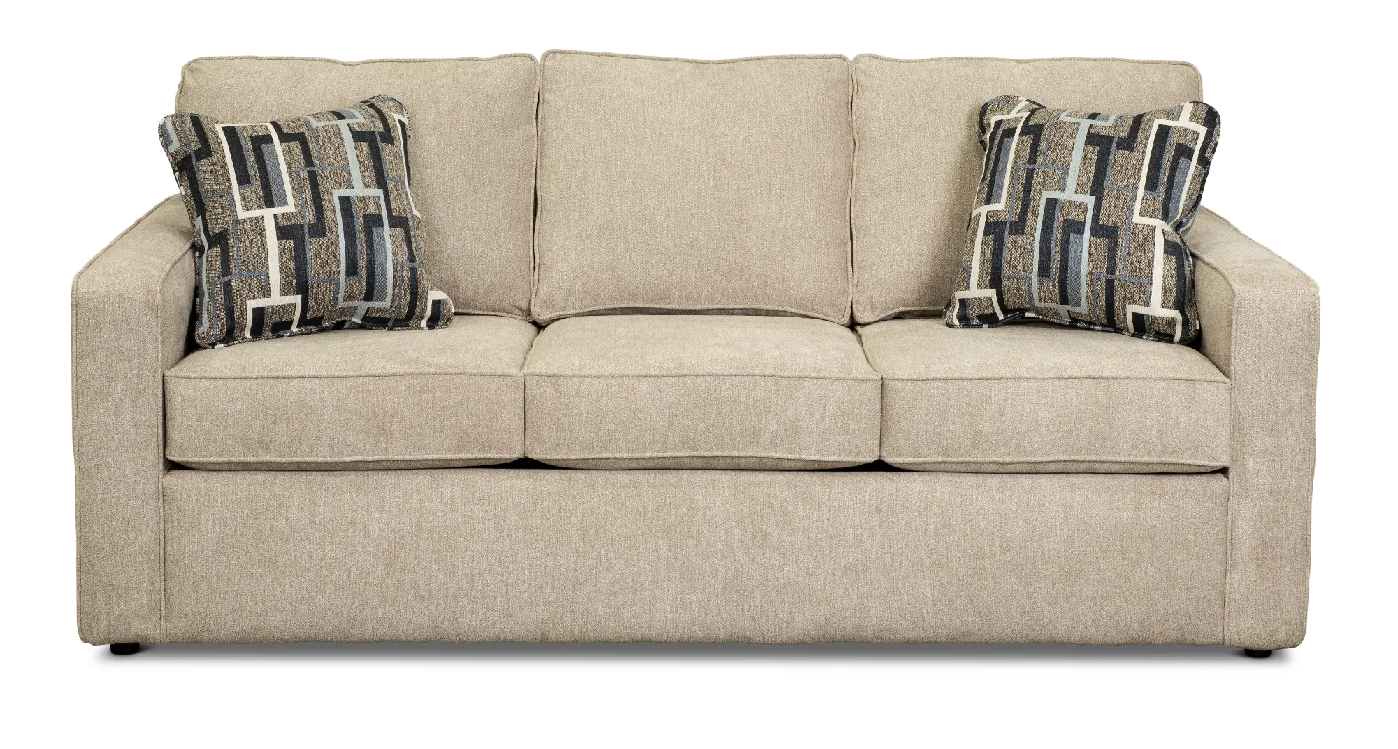 Norris Jute Beige Casual Queen Sleeper Sofa-1