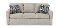 Norris Jute Beige Casual Queen Sleeper Sofa
