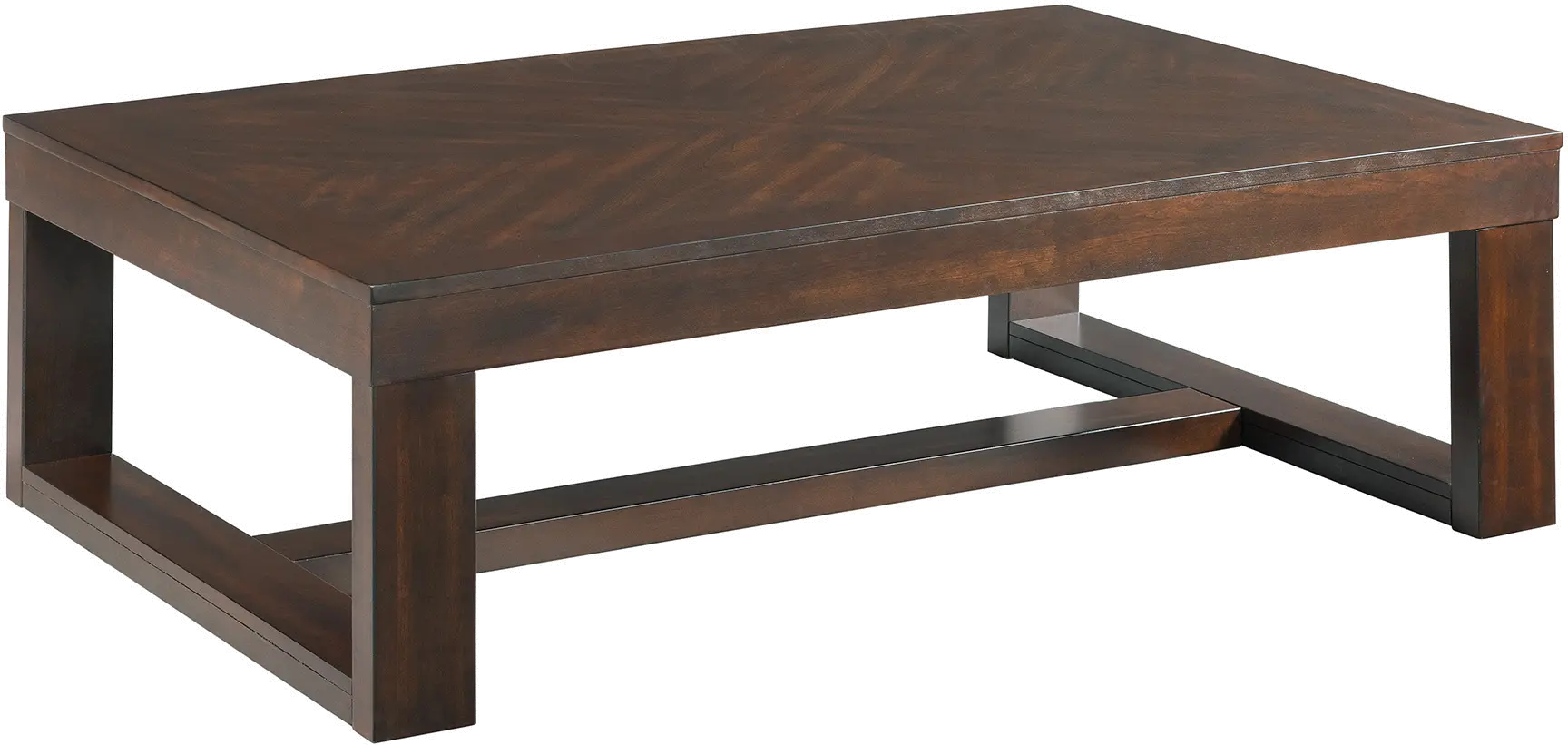 Rustic Cherry Brown Table, Set of 3-3