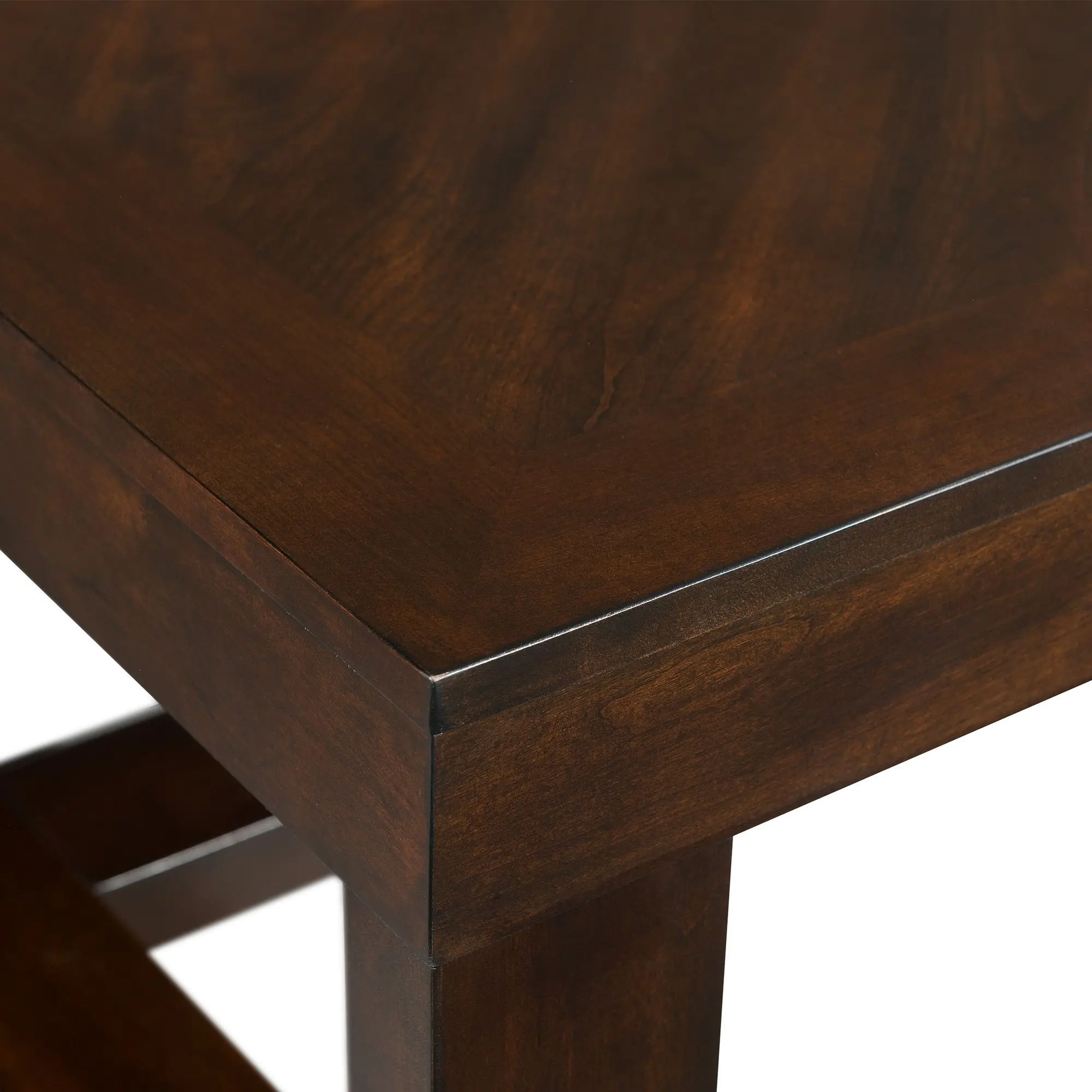 Rustic Cherry Brown Table, Set of 3-5
