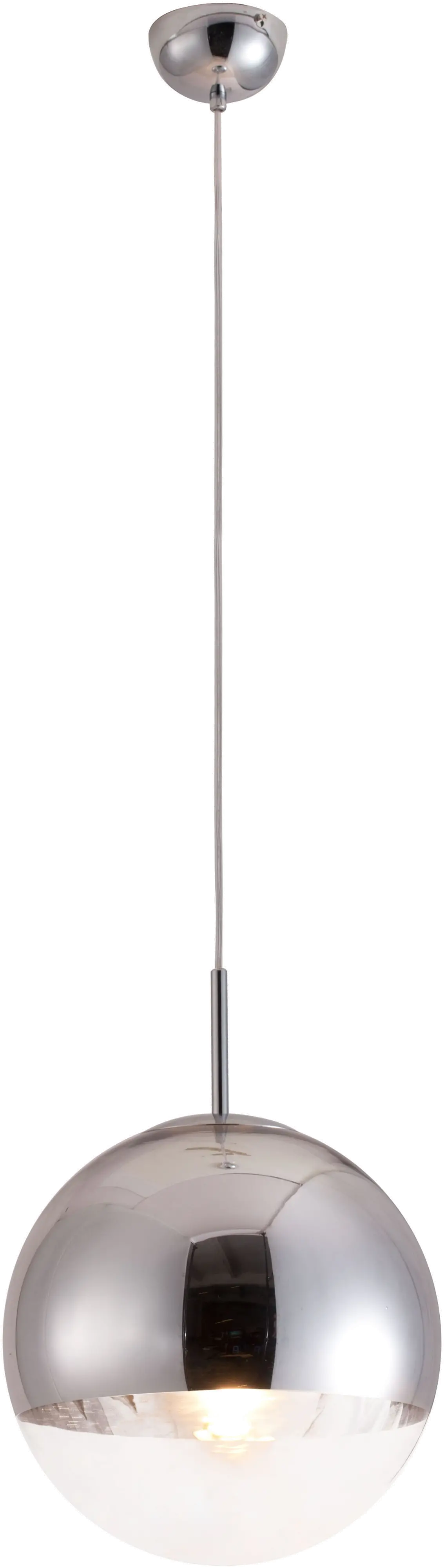 Modern Chrome and Glass Ceiling Lamp - Kinetic-3