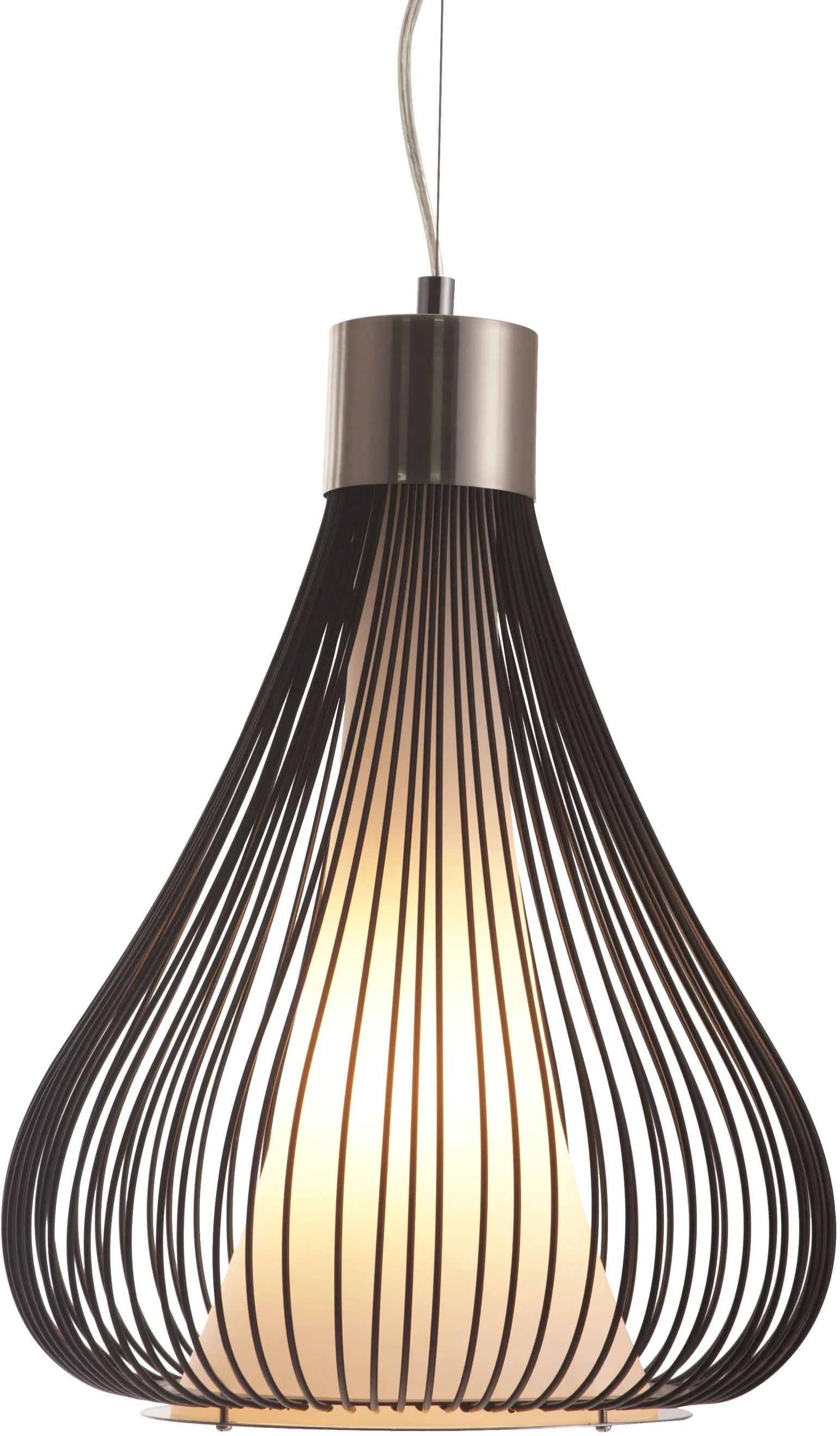 Black Wire Teardrop Ceiling Lamp - Interstellar-1
