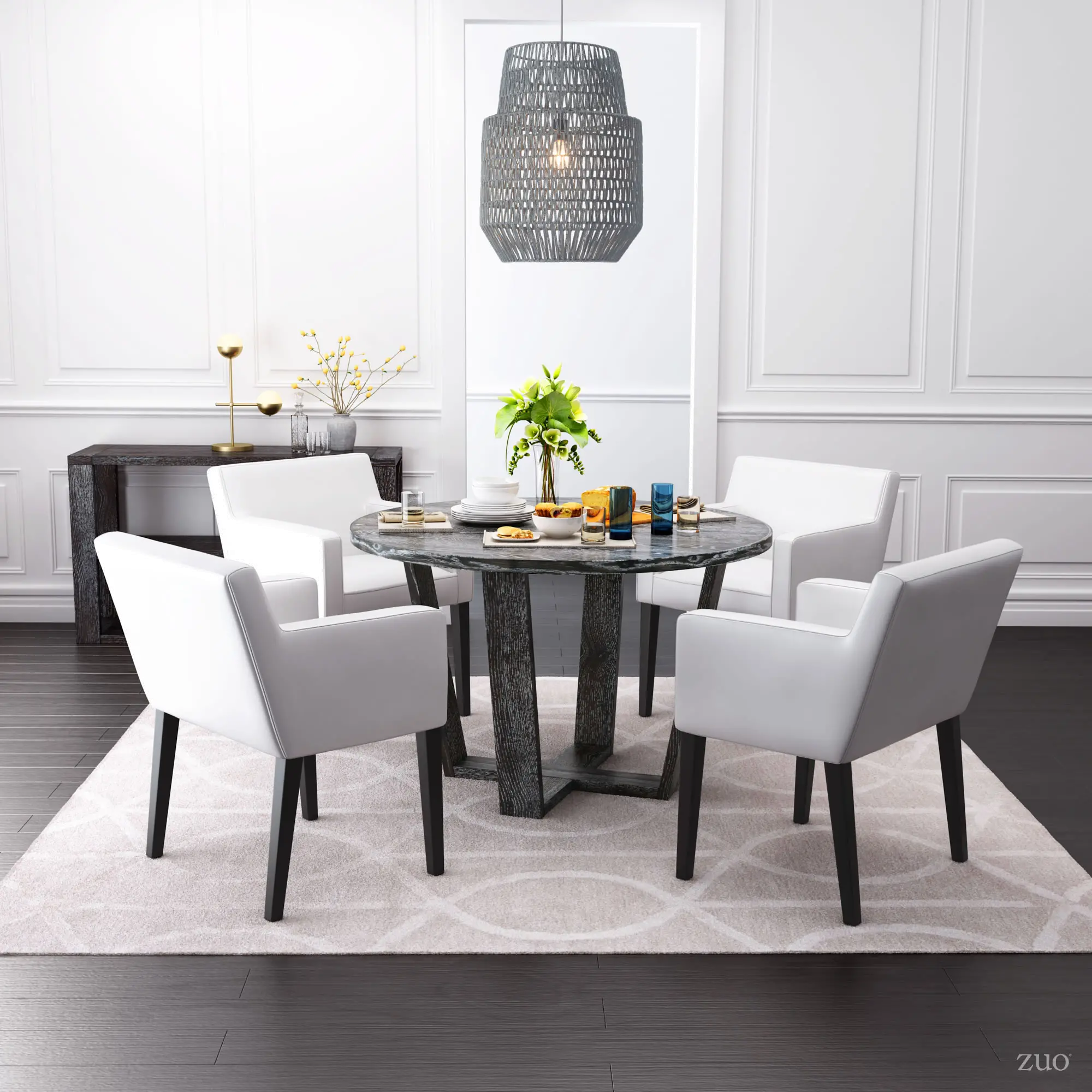 Gray Two Level Bell Shaped Ceiling Lamp - Daydream-2