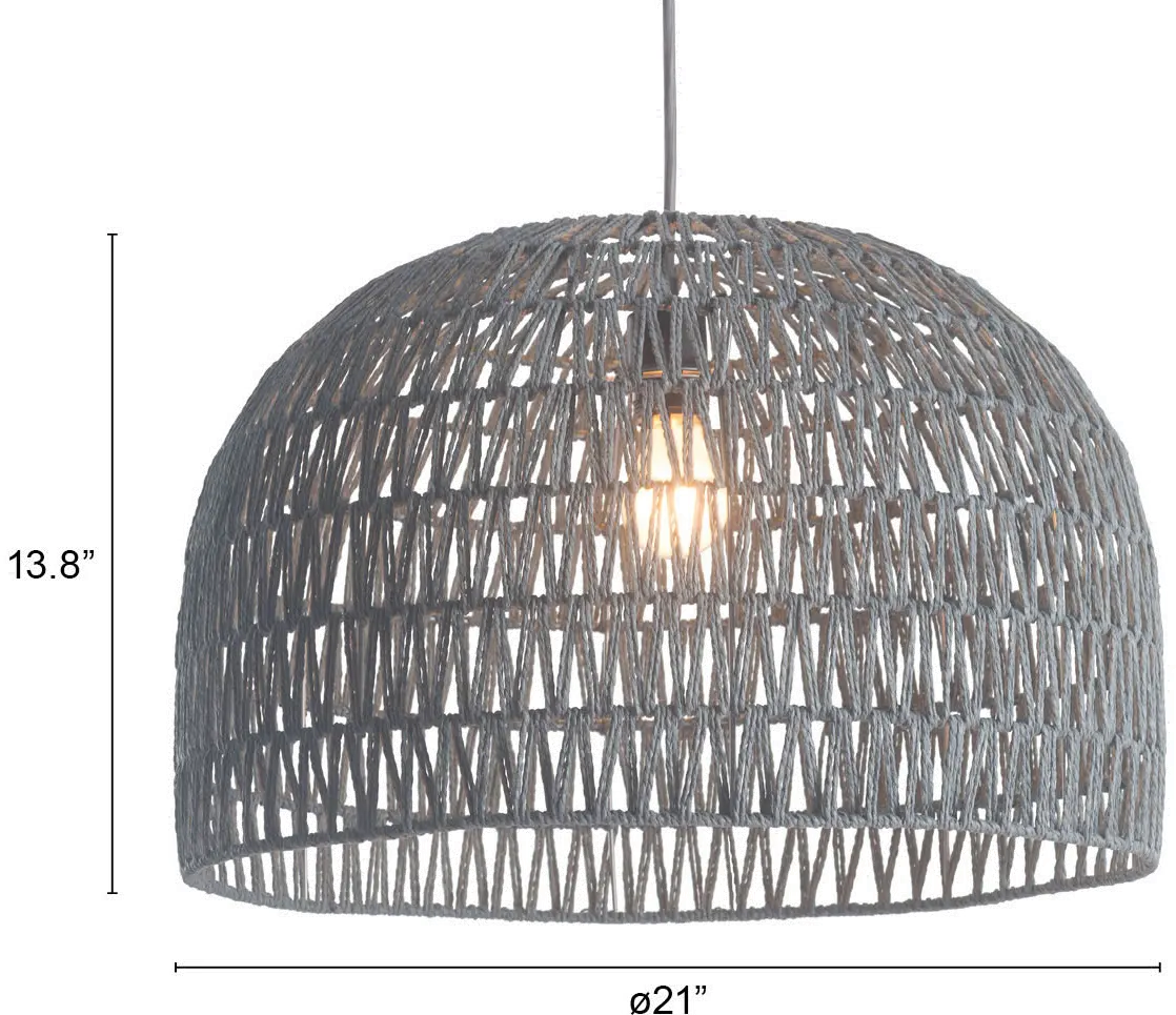 Modern Gray Ceiling Lamp - Paradise-4
