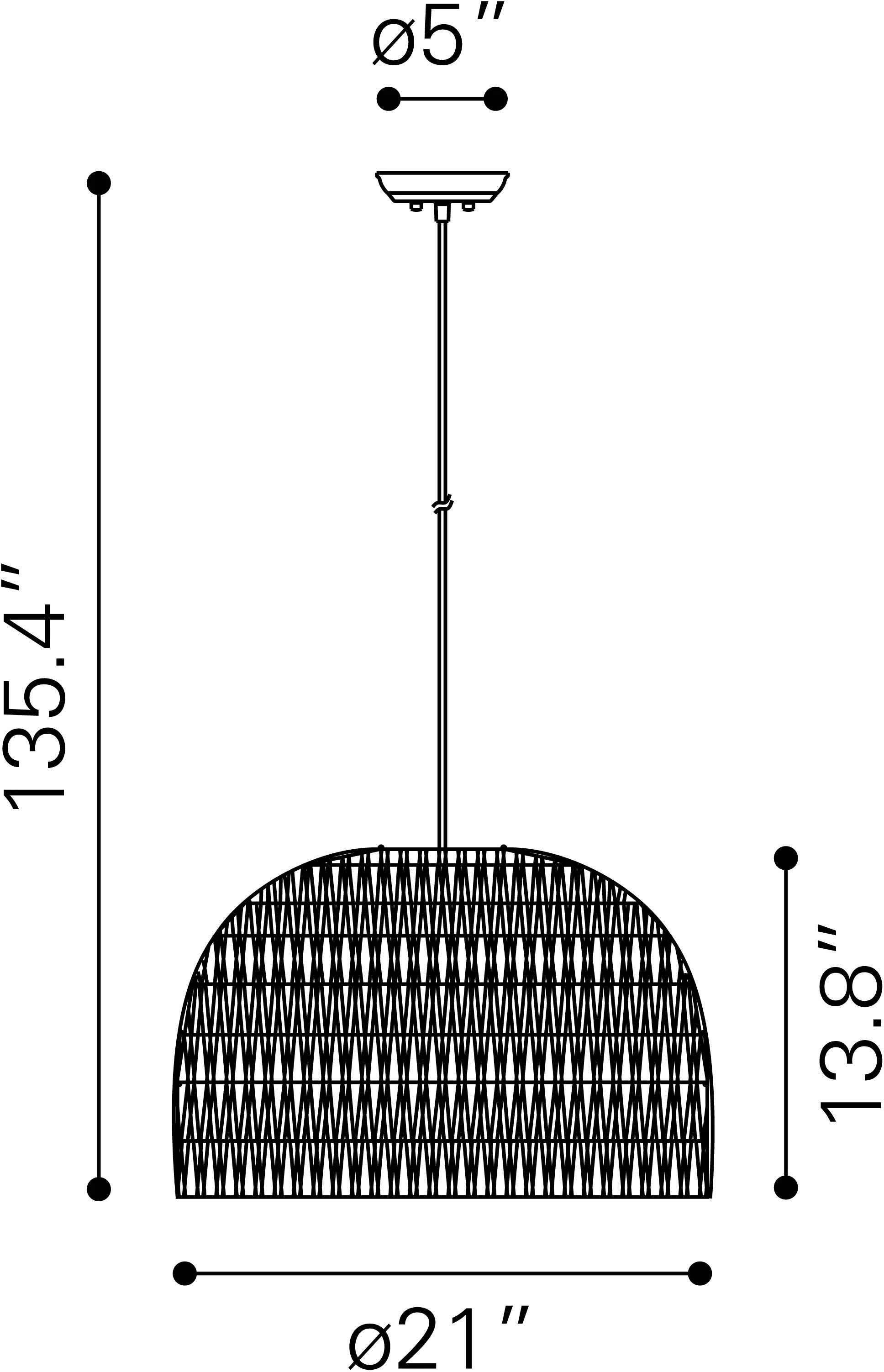 Modern Gray Ceiling Lamp - Paradise-5