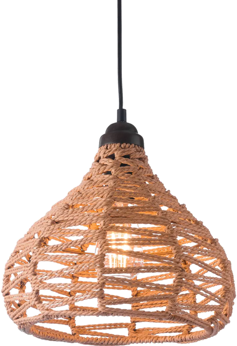 Natural Woven Ceiling Lamp - Nezz