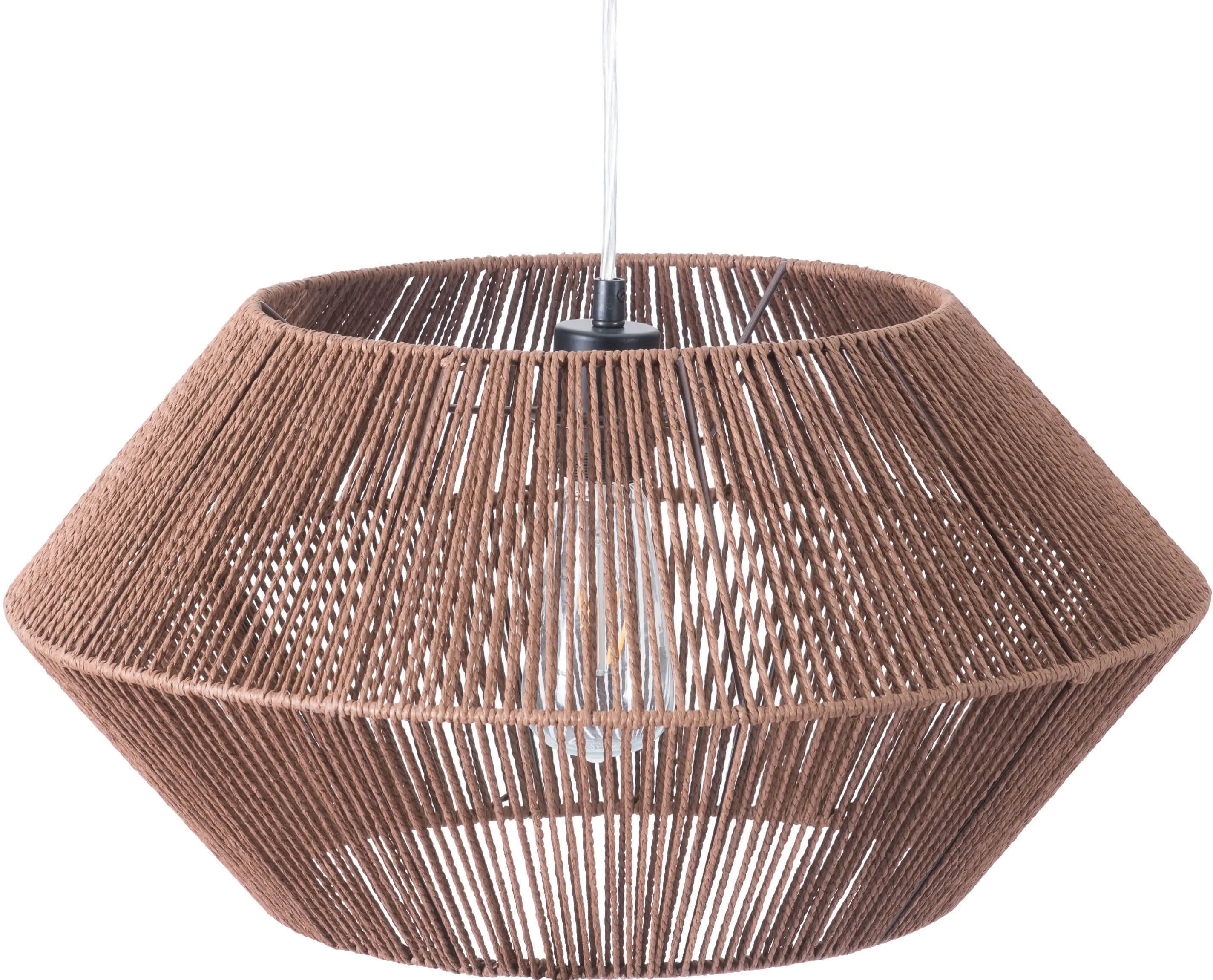 Kendrick Brown Paper Rope Ceiling Lamp-5
