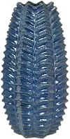 13 Inch Blue Decorative Vase
